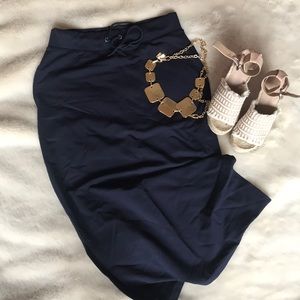 Talbots Navy Skirt - So Comfortable!